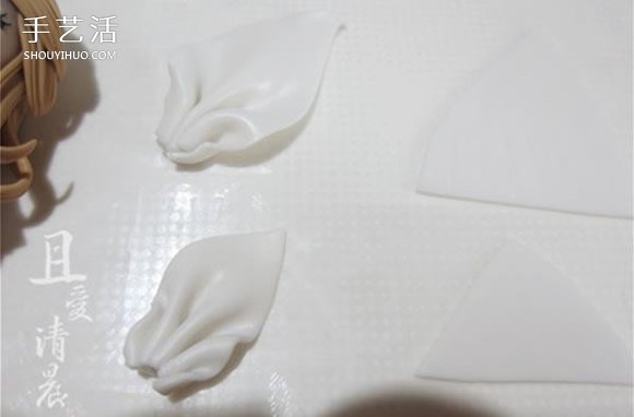 软陶制作小精灵图解 可爱花仙子用软陶做教程 -  www.shouyihuo.com