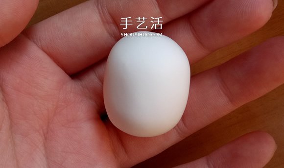 土豆兔粘土制作教程 超轻粘土土豆兔DIY图解 -  www.shouyihuo.com