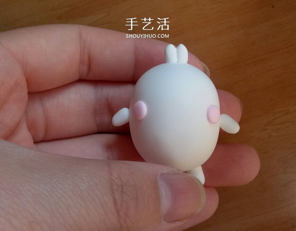 土豆兔粘土制作教程 超轻粘土土豆兔DIY图解 -  www.shouyihuo.com