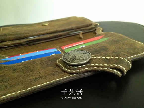 简易长款钱包制作教程 自制长钱包的详细图解 -  www.shouyihuo.com