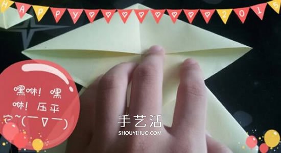 儿童折纸青蛙步骤图解 简单立体青蛙折纸教程 -  www.shouyihuo.com