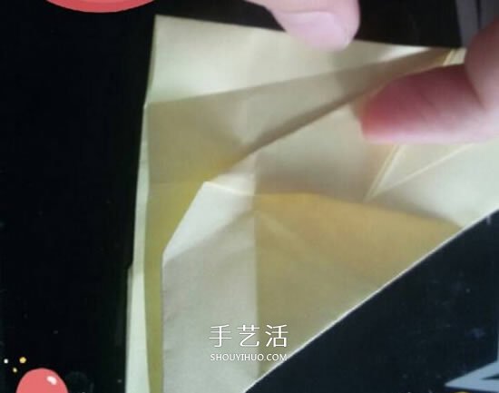 儿童折纸青蛙步骤图解 简单立体青蛙折纸教程 -  www.shouyihuo.com