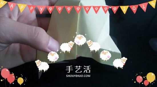儿童折纸青蛙步骤图解 简单立体青蛙折纸教程 -  www.shouyihuo.com