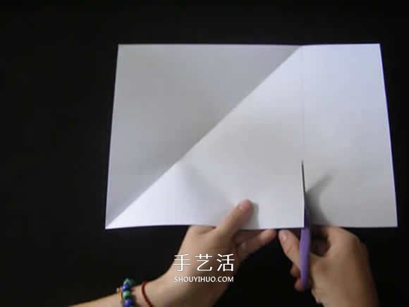 有盖正方形盒子的折法 如何折方形纸盒图解 -  www.shouyihuo.com