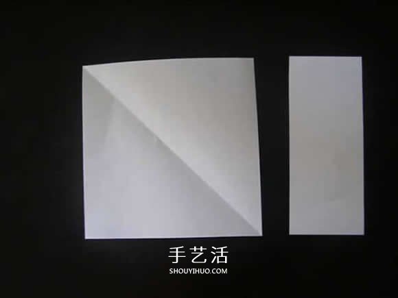 有盖正方形盒子的折法 如何折方形纸盒图解 -  www.shouyihuo.com