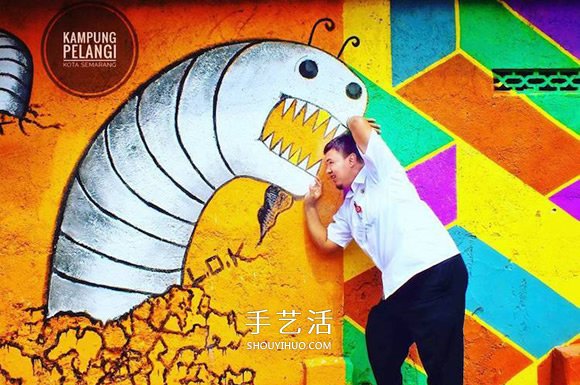老旧小镇别急着拆 印尼“彩虹村”成新兴景点 -  www.shouyihuo.com