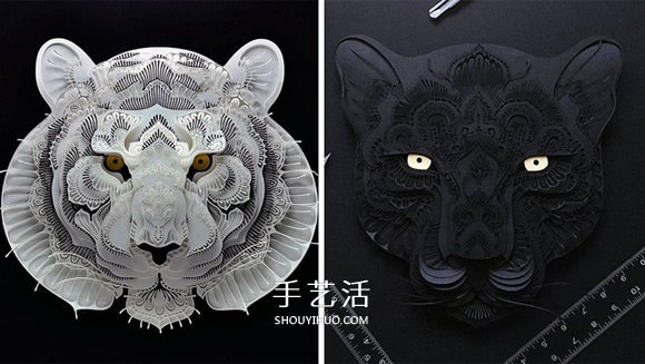 为脆弱野生动物募款 马尼拉艺术家的动物纸雕 -  www.shouyihuo.com