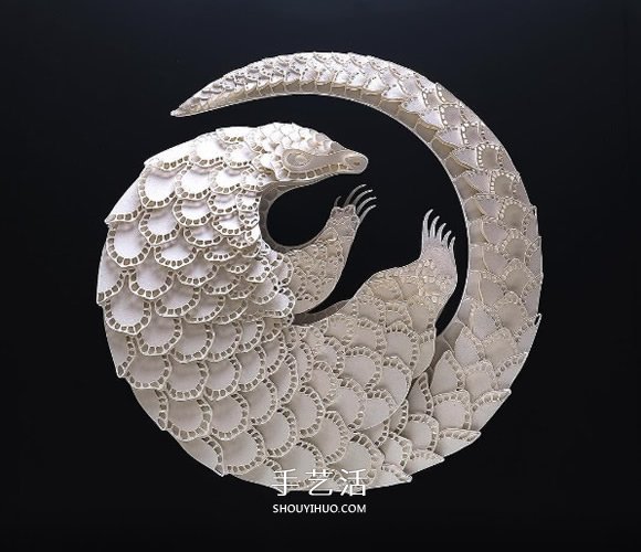 为脆弱野生动物募款 马尼拉艺术家的动物纸雕 -  www.shouyihuo.com