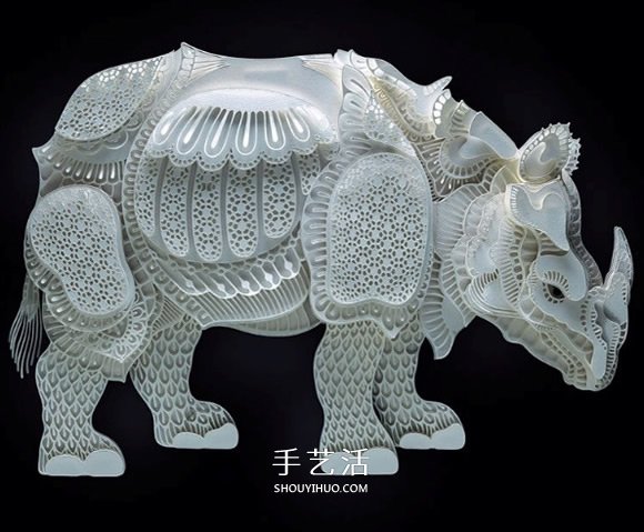 为脆弱野生动物募款 马尼拉艺术家的动物纸雕 -  www.shouyihuo.com
