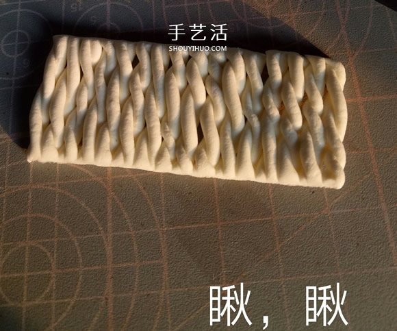 冬天保暖帽子粘土制作 超轻粘土毛线帽DIY图解 -  www.shouyihuo.com