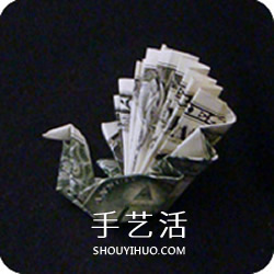 感恩节火鸡的折法图解 折纸火鸡的方法步骤 -  www.shouyihuo.com