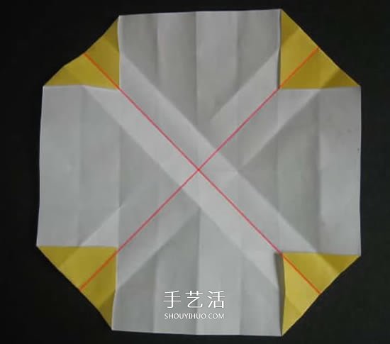 手工玫瑰花的折法图解 超详细折纸玫瑰步骤图 -  www.shouyihuo.com