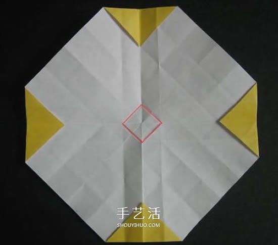 手工玫瑰花的折法图解 超详细折纸玫瑰步骤图 -  www.shouyihuo.com