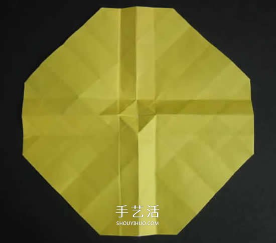 手工玫瑰花的折法图解 超详细折纸玫瑰步骤图 -  www.shouyihuo.com