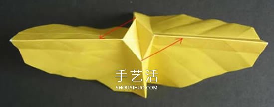 手工玫瑰花的折法图解 超详细折纸玫瑰步骤图 -  www.shouyihuo.com