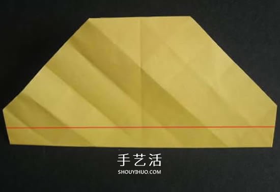 手工玫瑰花的折法图解 超详细折纸玫瑰步骤图 -  www.shouyihuo.com