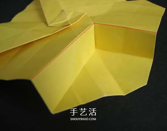 手工玫瑰花的折法图解 超详细折纸玫瑰步骤图 -  www.shouyihuo.com