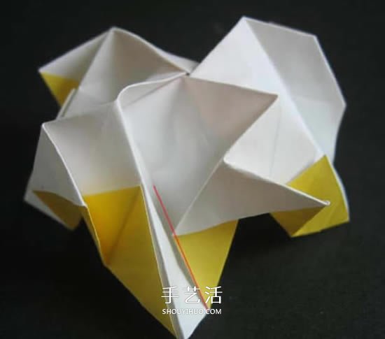 手工玫瑰花的折法图解 超详细折纸玫瑰步骤图 -  www.shouyihuo.com
