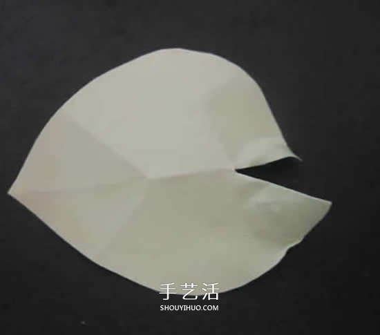 手工玫瑰花的折法图解 超详细折纸玫瑰步骤图 -  www.shouyihuo.com