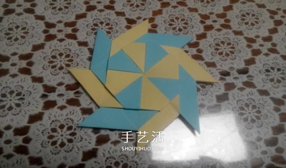 八角飞镖怎么折图解 忍者八角飞镖的折法 -  www.shouyihuo.com