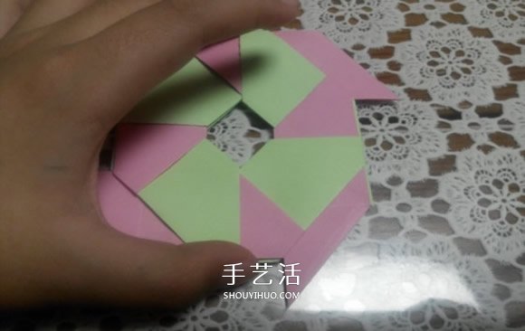 八角飞镖怎么折图解 忍者八角飞镖的折法 -  www.shouyihuo.com
