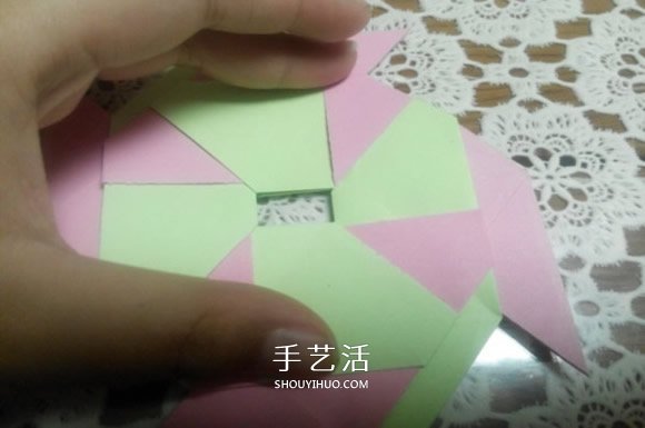八角飞镖怎么折图解 忍者八角飞镖的折法 -  www.shouyihuo.com