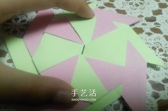 八角飞镖怎么折图解 忍者八角飞镖的折法 -  www.shouyihuo.com