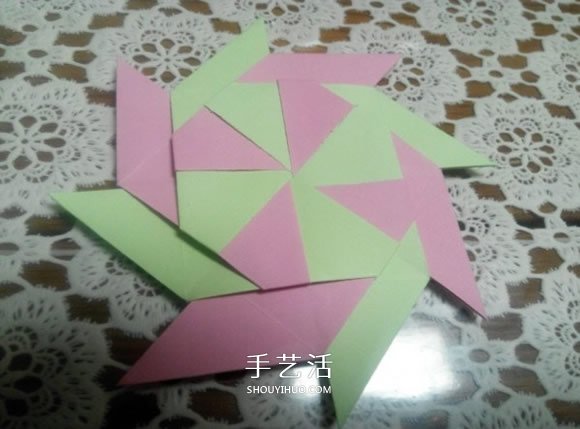 八角飞镖怎么折图解 忍者八角飞镖的折法 -  www.shouyihuo.com