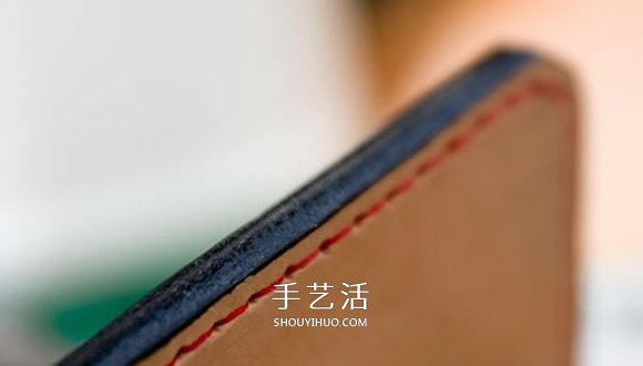 带卡包功能手机套DIY 自制皮革卡包手机套教程 -  www.shouyihuo.com