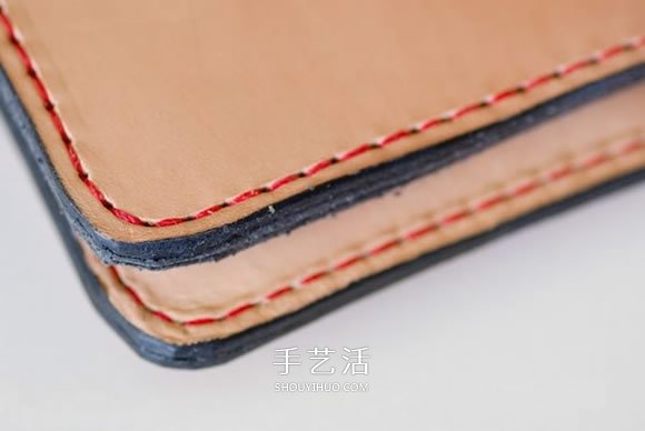 带卡包功能手机套DIY 自制皮革卡包手机套教程 -  www.shouyihuo.com
