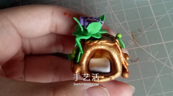 超轻粘土精灵小屋制作 可爱精灵房子粘土DIY -  www.shouyihuo.com