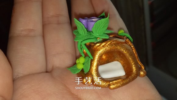 超轻粘土精灵小屋制作 可爱精灵房子粘土DIY -  www.shouyihuo.com