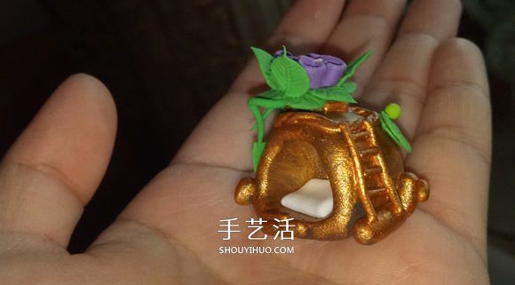 超轻粘土精灵小屋制作 可爱精灵房子粘土DIY -  www.shouyihuo.com