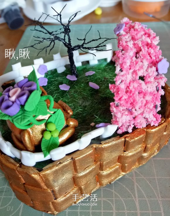 超轻粘土精灵小屋制作 可爱精灵房子粘土DIY -  www.shouyihuo.com