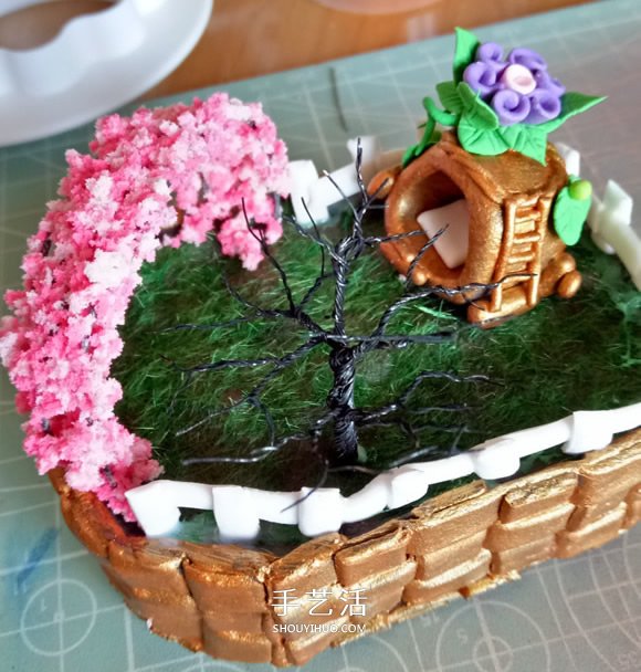 超轻粘土精灵小屋制作 可爱精灵房子粘土DIY -  www.shouyihuo.com