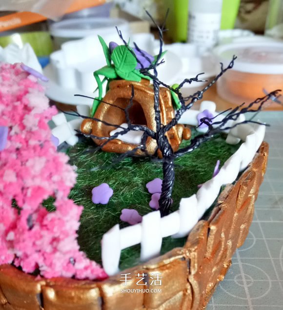 超轻粘土精灵小屋制作 可爱精灵房子粘土DIY -  www.shouyihuo.com