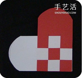 纸编爱心篮子图解教程 怎样折爱心篮子的折法 -  www.shouyihuo.com