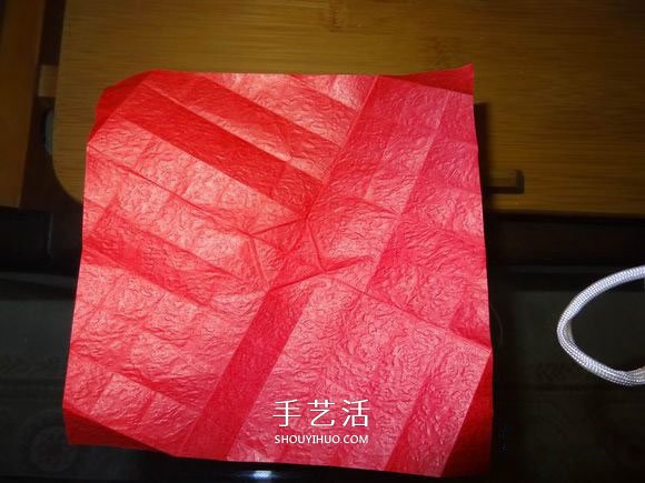 卷心玫瑰花的折法图解 卷心玫瑰折纸教程详细 -  www.shouyihuo.com