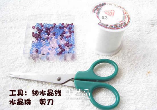 串珠水晶球制作方法 详细水晶球用串珠做图解 -  www.shouyihuo.com