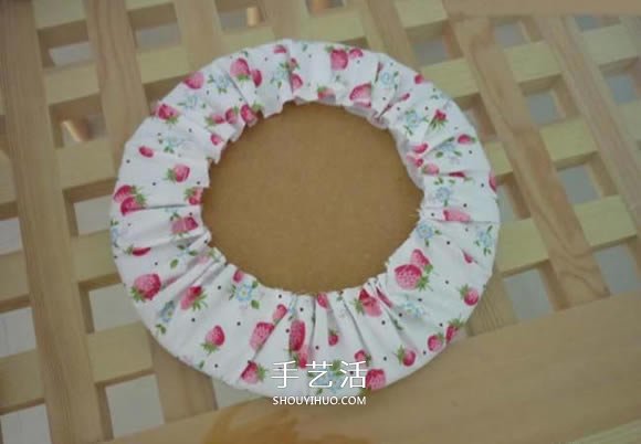 不织布可爱篮子DIY 自制圆形布艺篮子的方法 -  www.shouyihuo.com