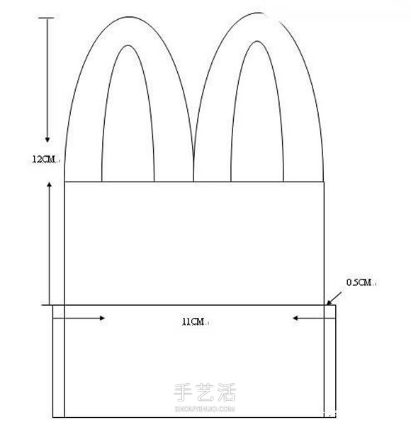 不织布可爱篮子DIY 自制圆形布艺篮子的方法 -  www.shouyihuo.com