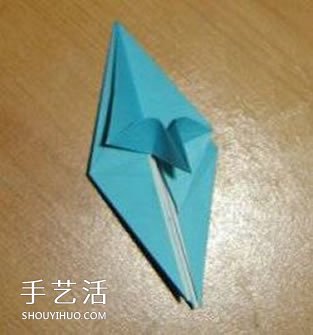 X翼战斗机折纸方法 怎么折X翼战斗机图解 -  www.shouyihuo.com