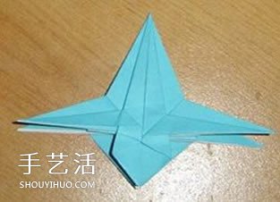 X翼战斗机折纸方法 怎么折X翼战斗机图解 -  www.shouyihuo.com
