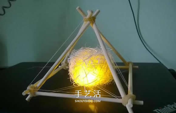 自制浪漫小夜灯的方法 简单又漂亮创意灯具DIY -  www.shouyihuo.com