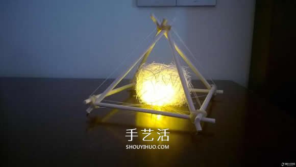 自制浪漫小夜灯的方法 简单又漂亮创意灯具DIY -  www.shouyihuo.com