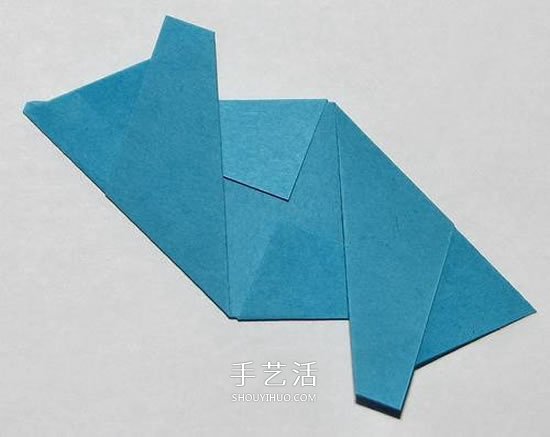 立体星星的折法图解 折纸星星花球的步骤图 -  www.shouyihuo.com