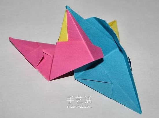 立体星星的折法图解 折纸星星花球的步骤图 -  www.shouyihuo.com
