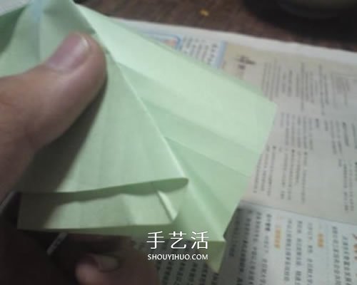 美丽又复杂玫瑰花折纸 NS玫瑰折纸实拍图解 -  www.shouyihuo.com