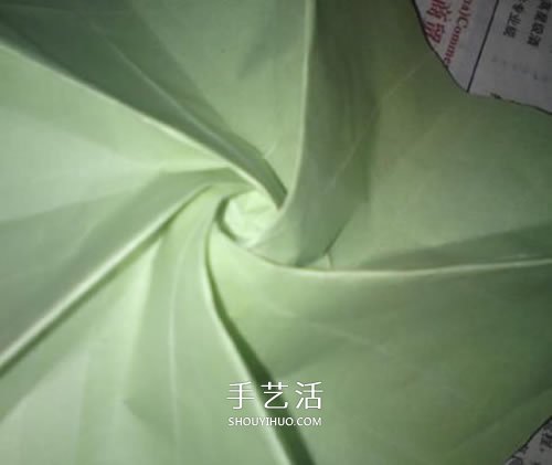 美丽又复杂玫瑰花折纸 NS玫瑰折纸实拍图解 -  www.shouyihuo.com
