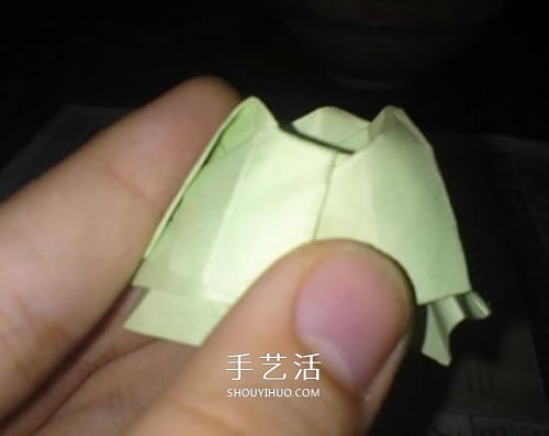美丽又复杂玫瑰花折纸 NS玫瑰折纸实拍图解 -  www.shouyihuo.com